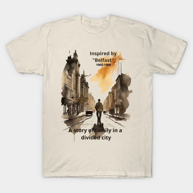 A look back at 1960s Belfast. T-Shirt by benzshope